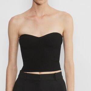 Aritzia Babaton Sculpt Knit Sweetheart Tube Top